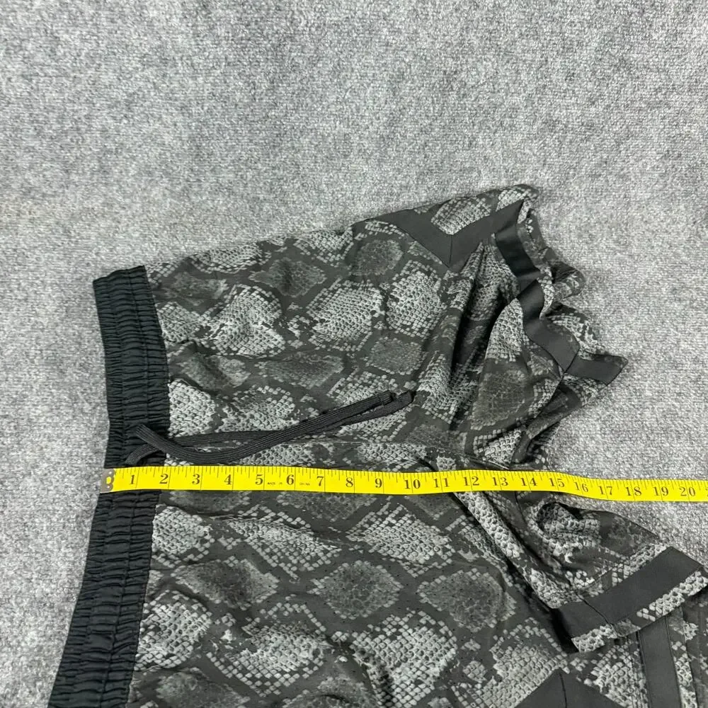 Jordan Dri-FIT Basketball Shorts Mens L Black Snakeskin Print HF9907-010 NWT